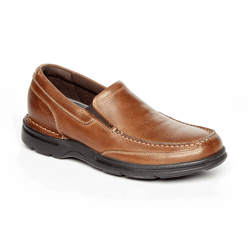 Rockport Singapore Mens Slip-On - ProWalker Eureka Plus Brown - IP8531296